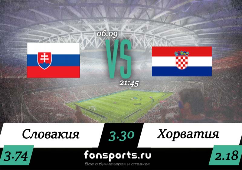 Словакия – Хорватия: прогноз, обзор матча, статистика, 6 сентября 2019